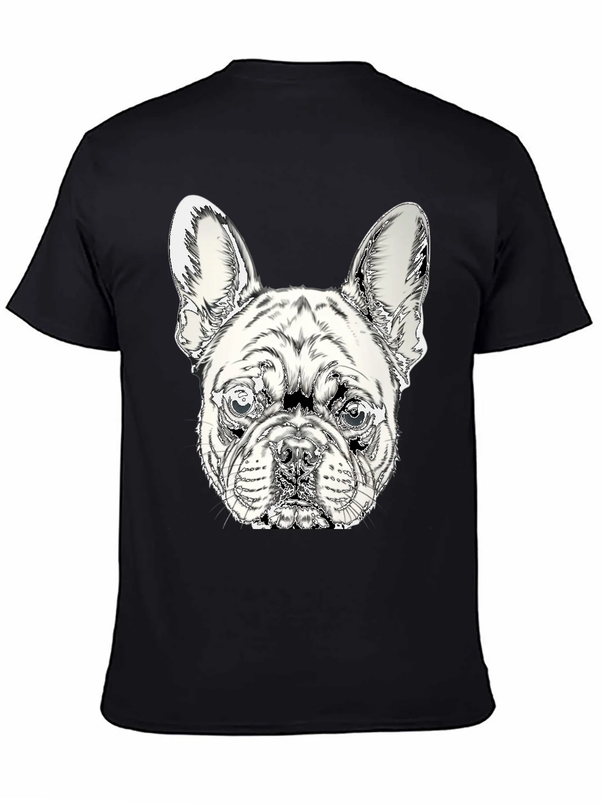 French Bulldog Graphic Tee - Stylish Black Cotton Shirt product image 4