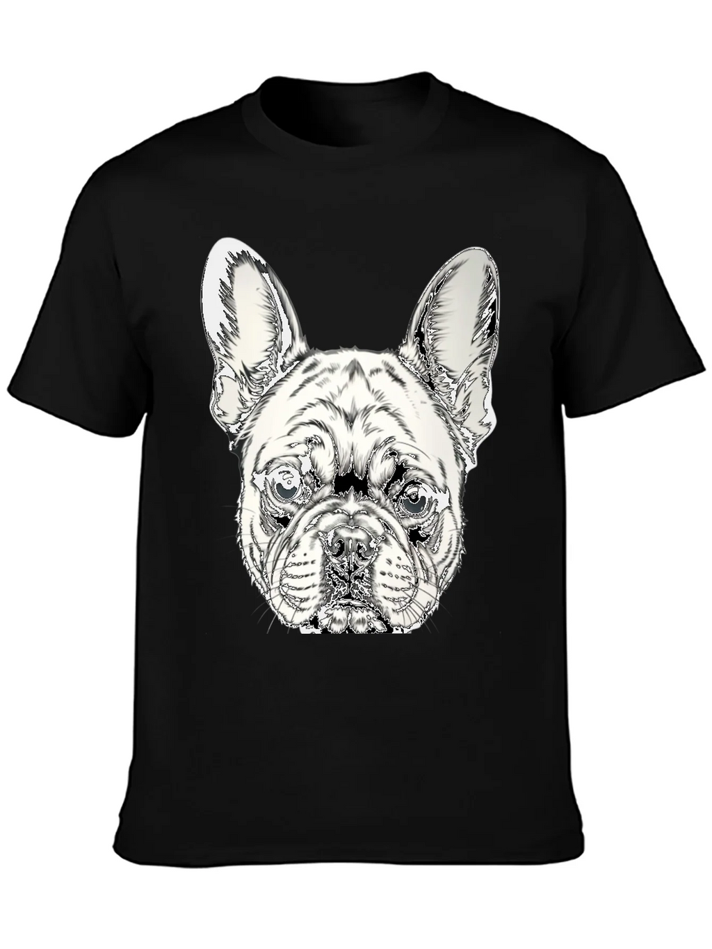 French Bulldog Graphic Tee - Stylish Black Cotton Shirt product image 3