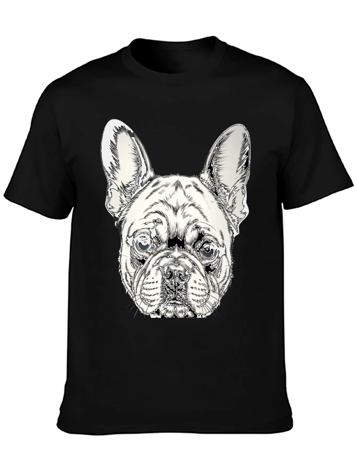 French Bulldog Graphic Tee - Stylish Black Cotton Shirt product image 3
