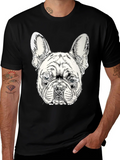 French Bulldog Graphic Tee - Stylish Black Cotton Shirt product image 1