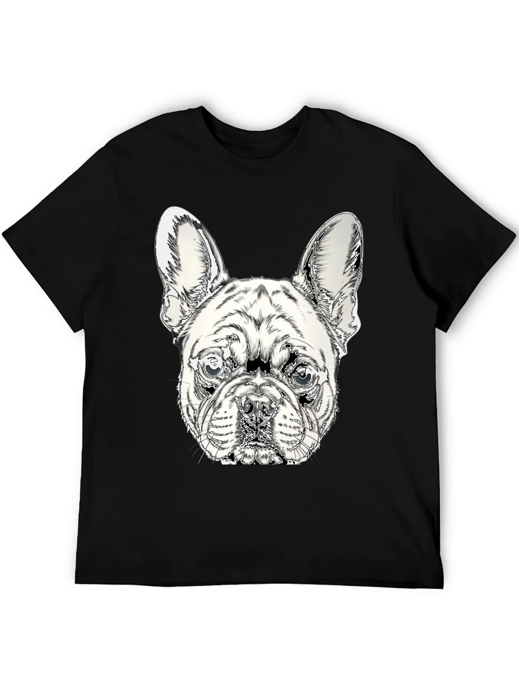 French Bulldog Graphic Tee - Stylish Black Cotton Shirt product image 5