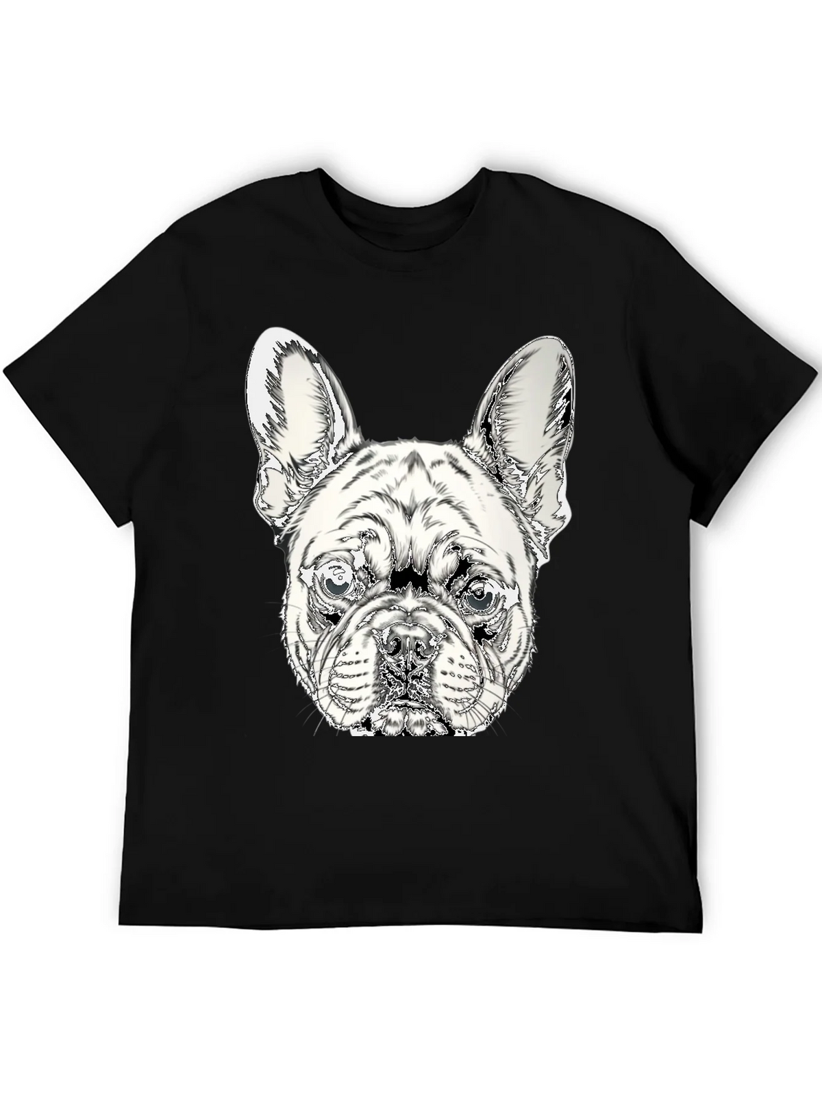 French Bulldog Graphic Tee - Stylish Black Cotton Shirt product image 5