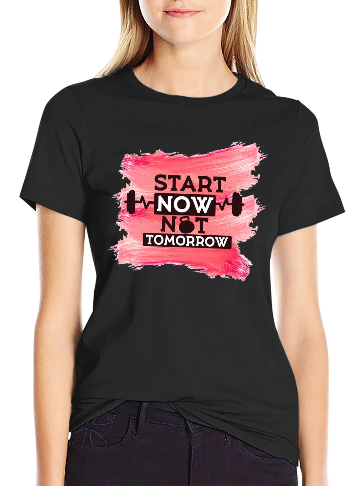 Motivational Workout T-Shirt - Start Now product image 2