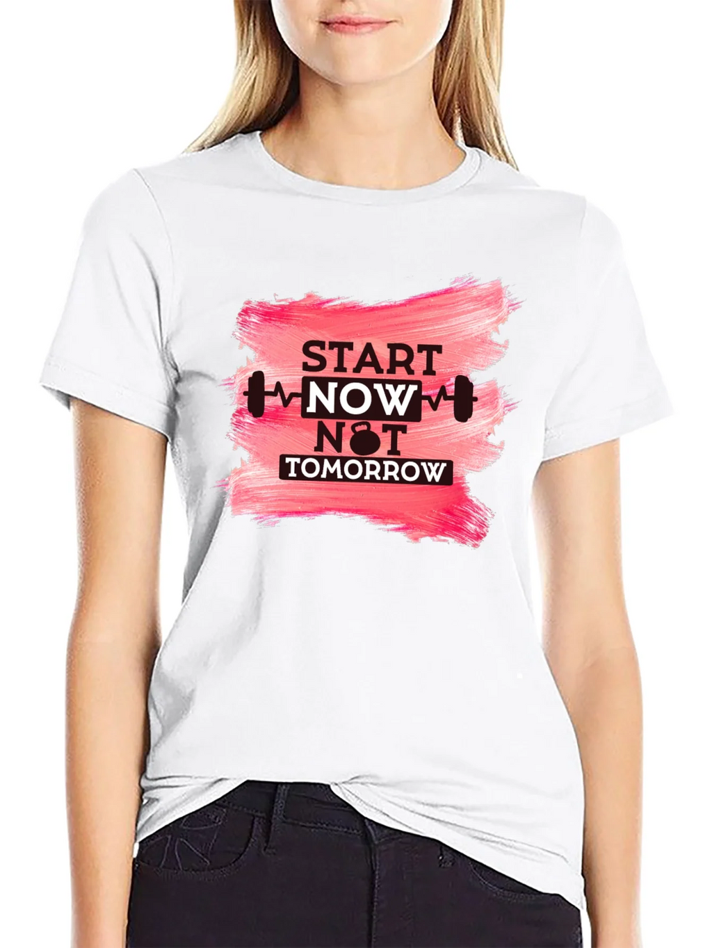Motivational Workout T-Shirt - Start Now product image 8