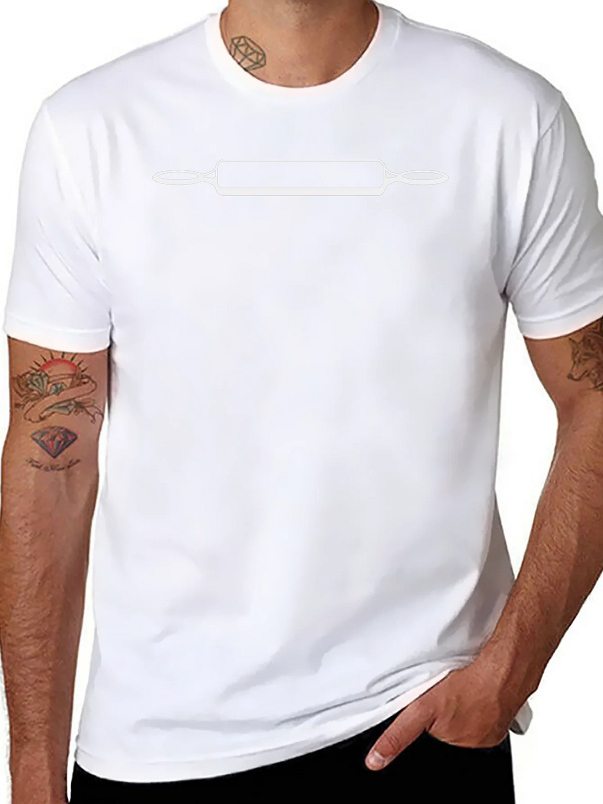 Rolling Pin Graphic Black T-Shirt product image 7