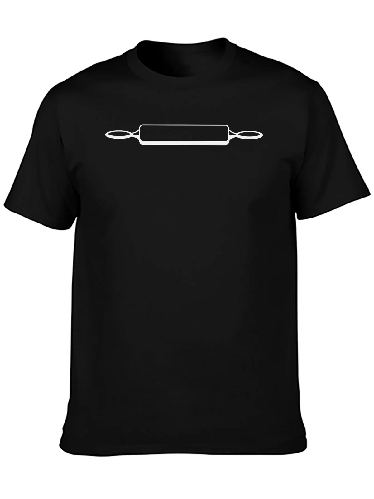 Rolling Pin Graphic Black T-Shirt product image 3