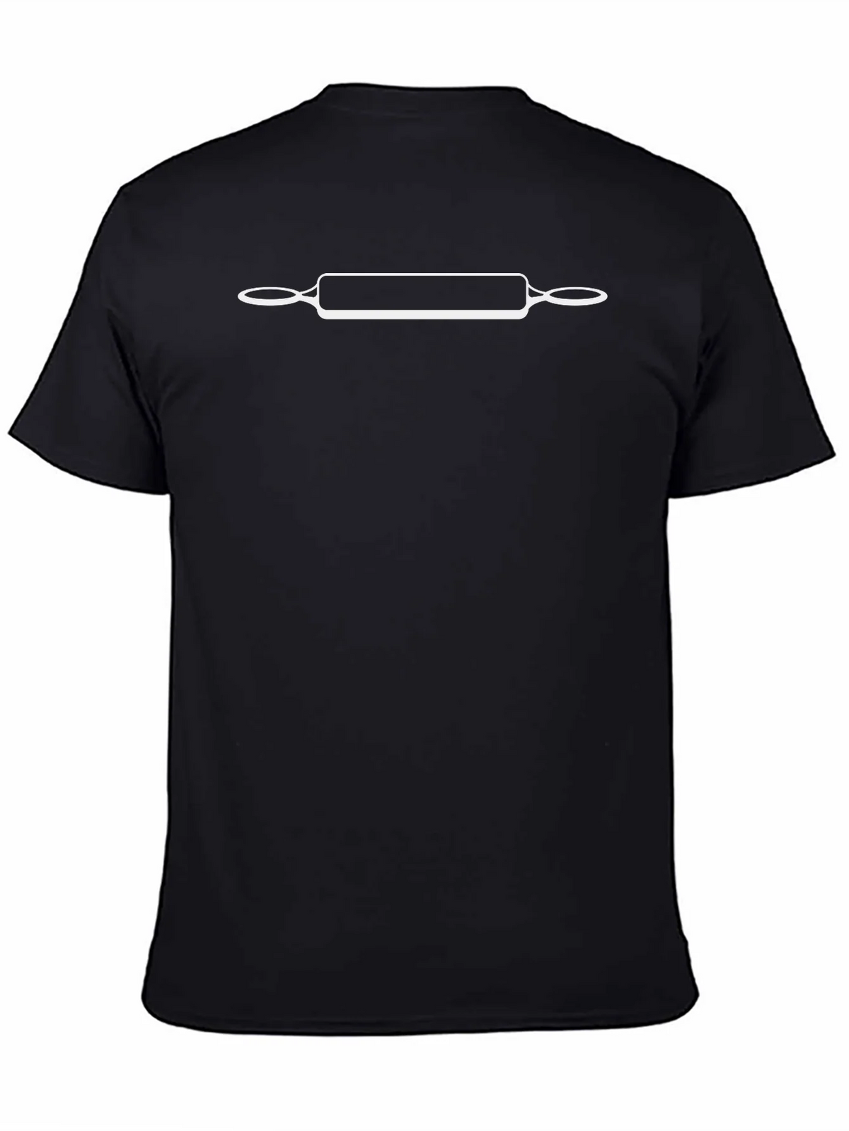 Rolling Pin Graphic Black T-Shirt product image 4