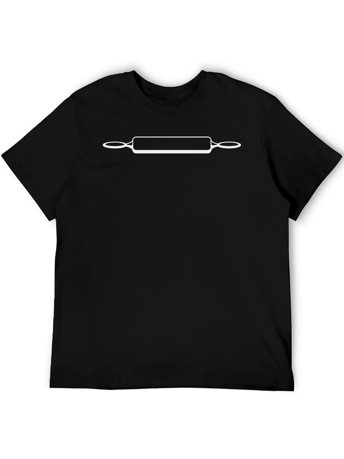 Rolling Pin Graphic Black T-Shirt product image 5