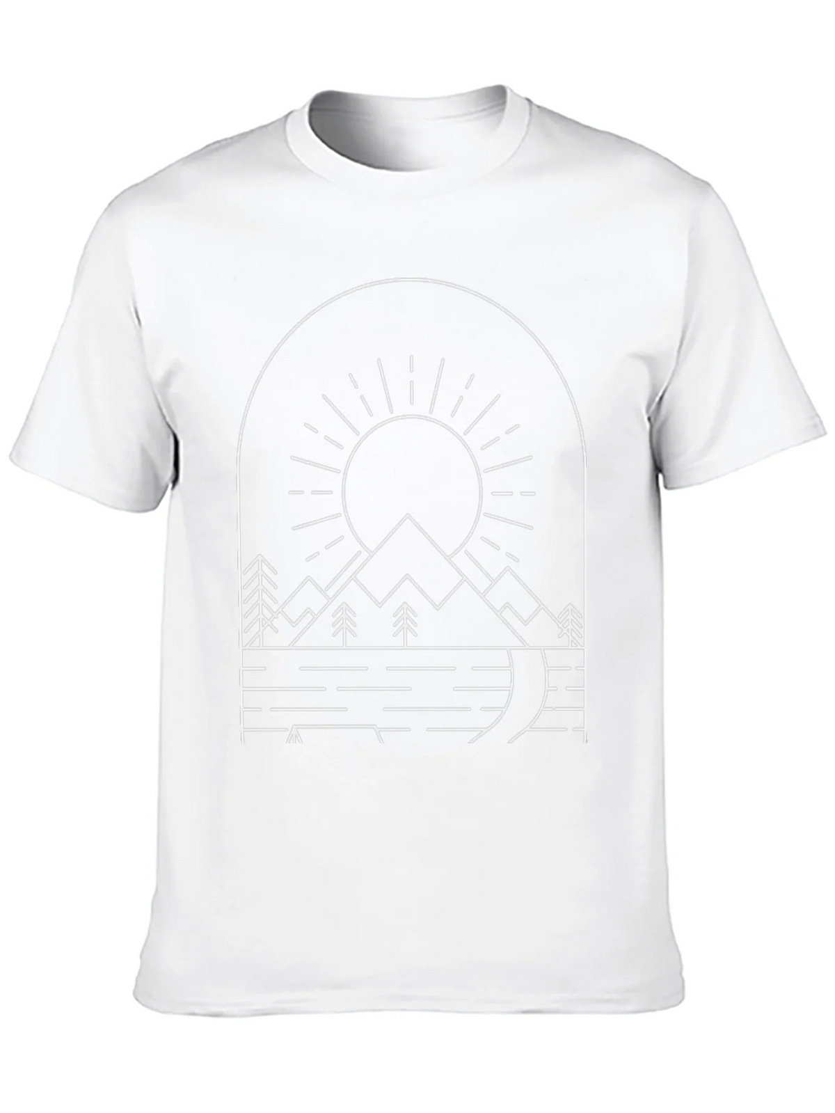 Minimalist Mountain Graphic Tee product image 9