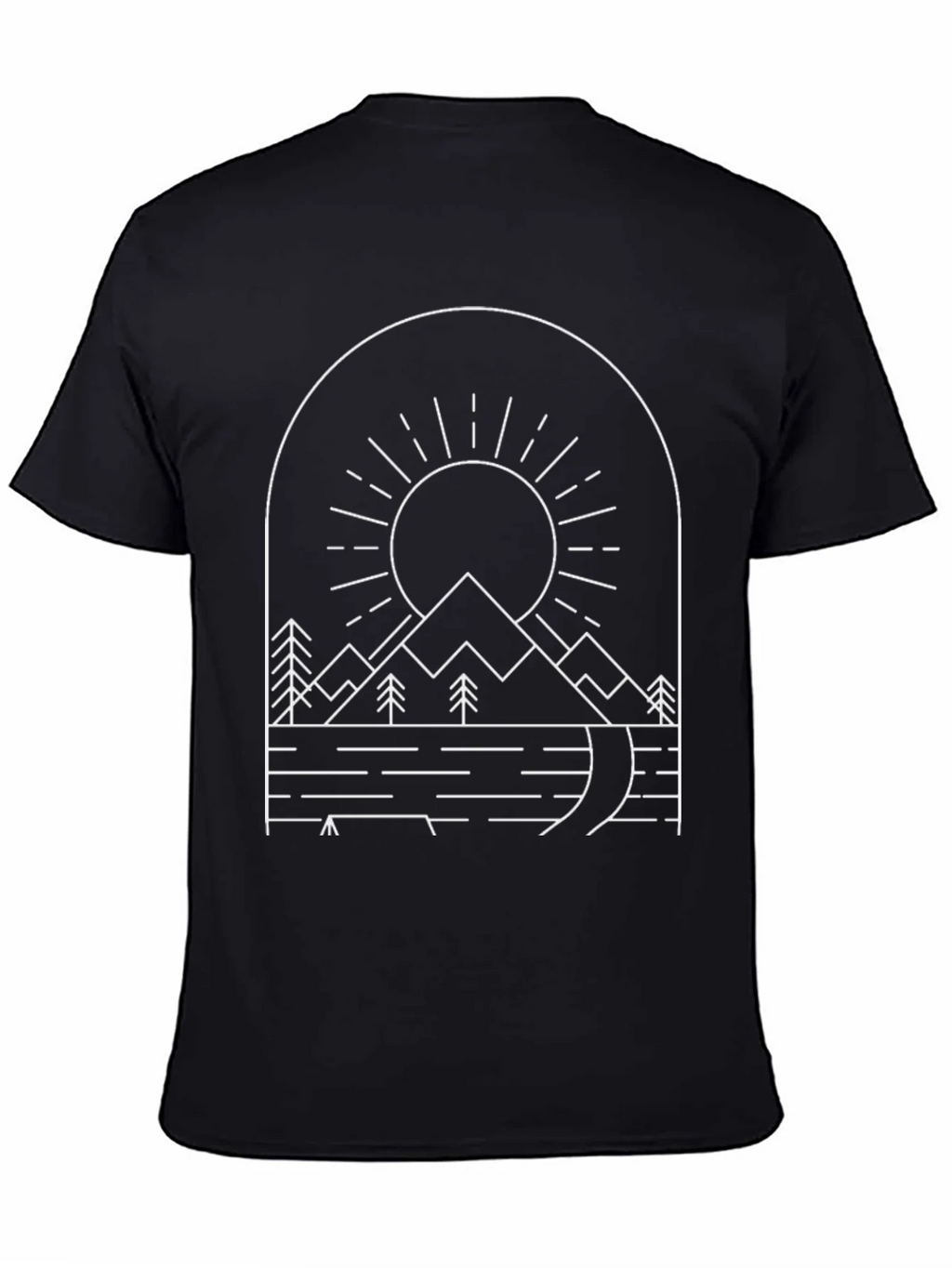 Minimalist Mountain Graphic Tee product image 4