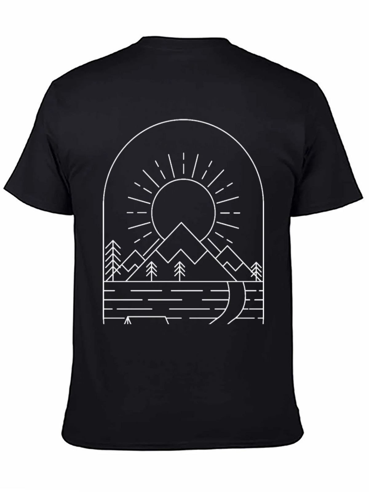Minimalist Mountain Graphic Tee product image 4
