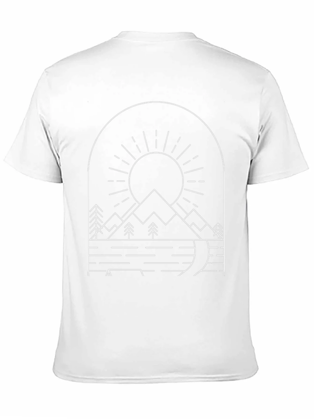 Minimalist Mountain Graphic Tee product image 10