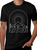 Minimalist Mountain Graphic Tee product image 1