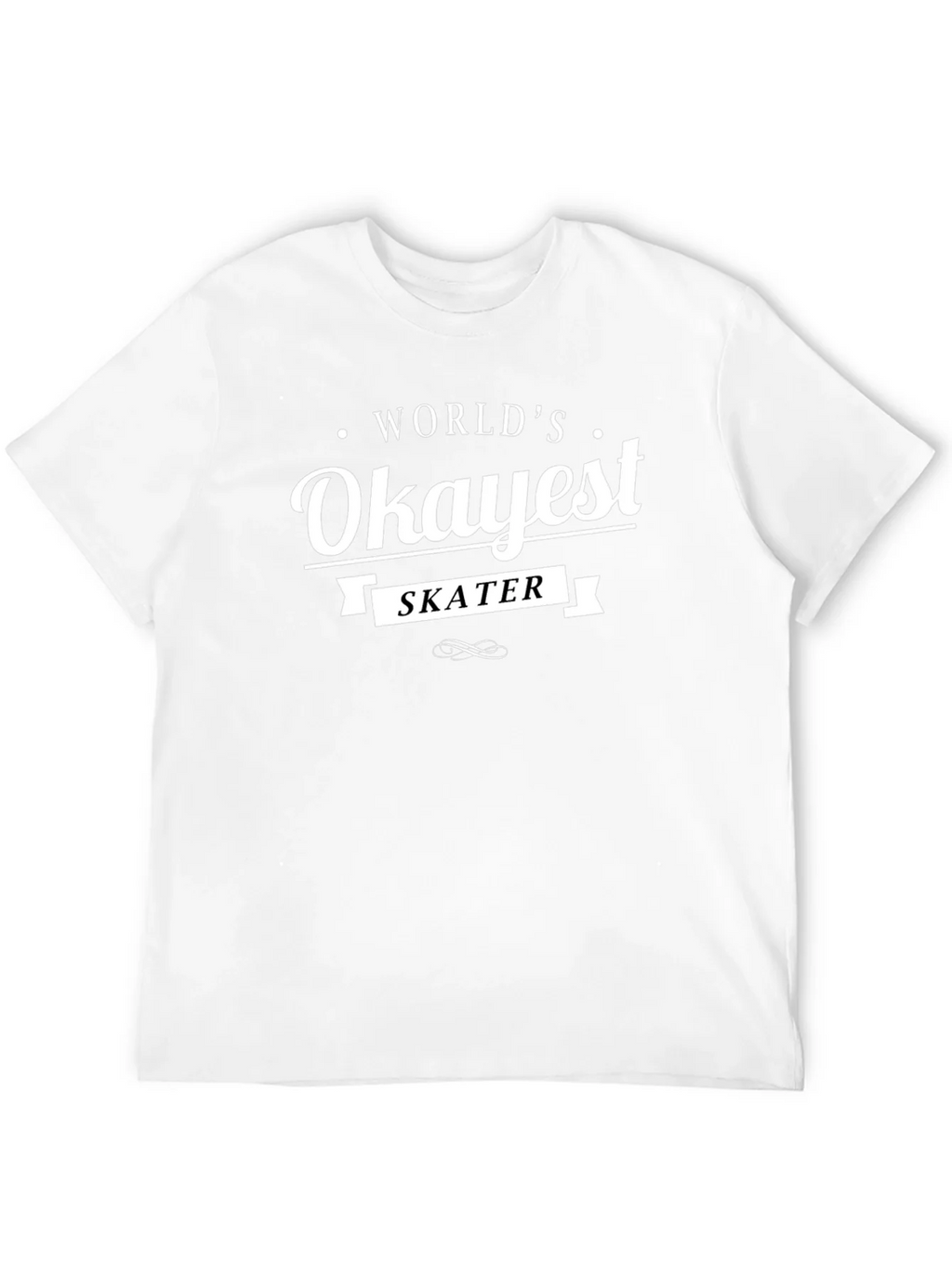 Worlds Okayest Skater T-Shirt - Funny Skateboarding Tee product image 11