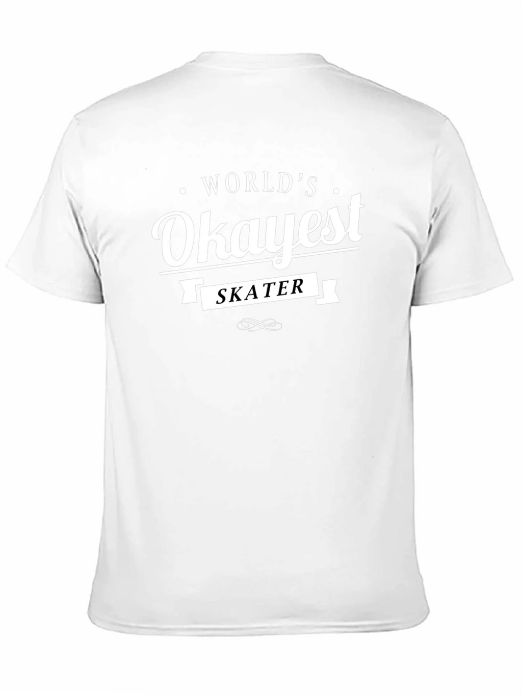 Worlds Okayest Skater T-Shirt - Funny Skateboarding Tee product image 10