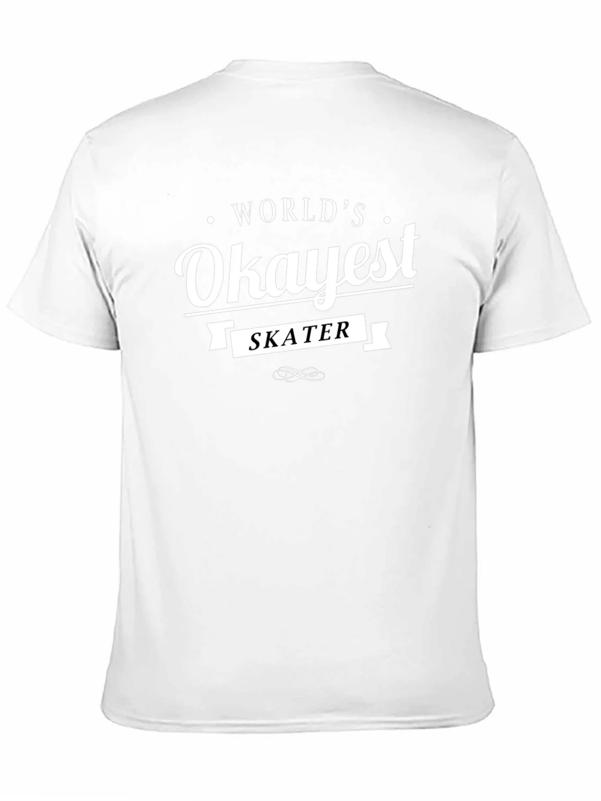 Worlds Okayest Skater T-Shirt - Funny Skateboarding Tee product image 10