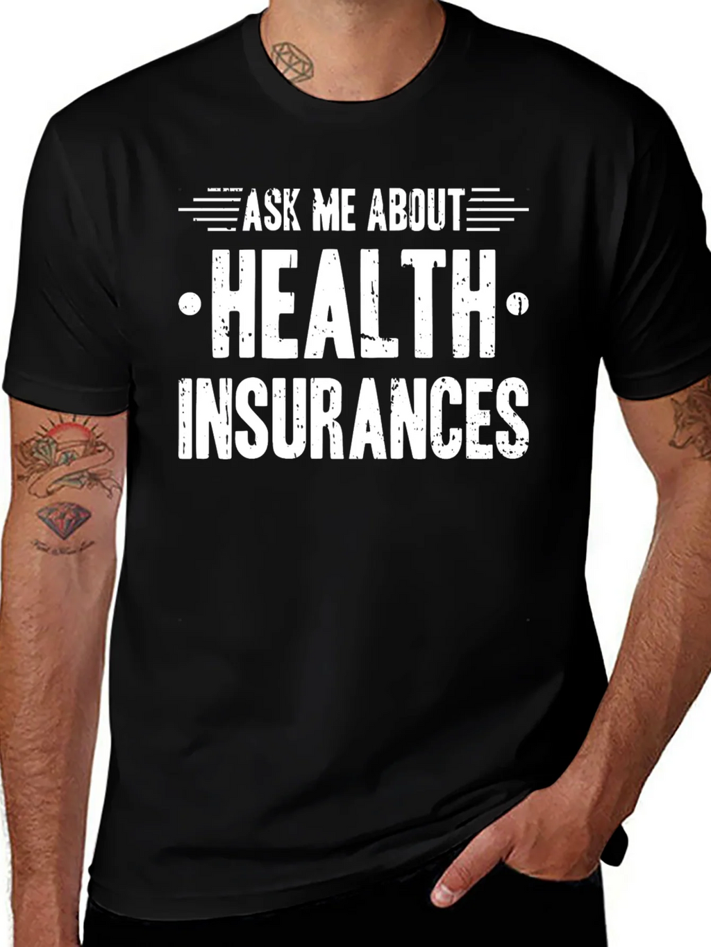 Ask Me About Health Insurance T-Shirt product image 1