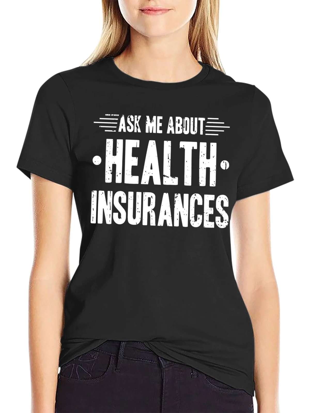 Ask Me About Health Insurance T-Shirt product image 2