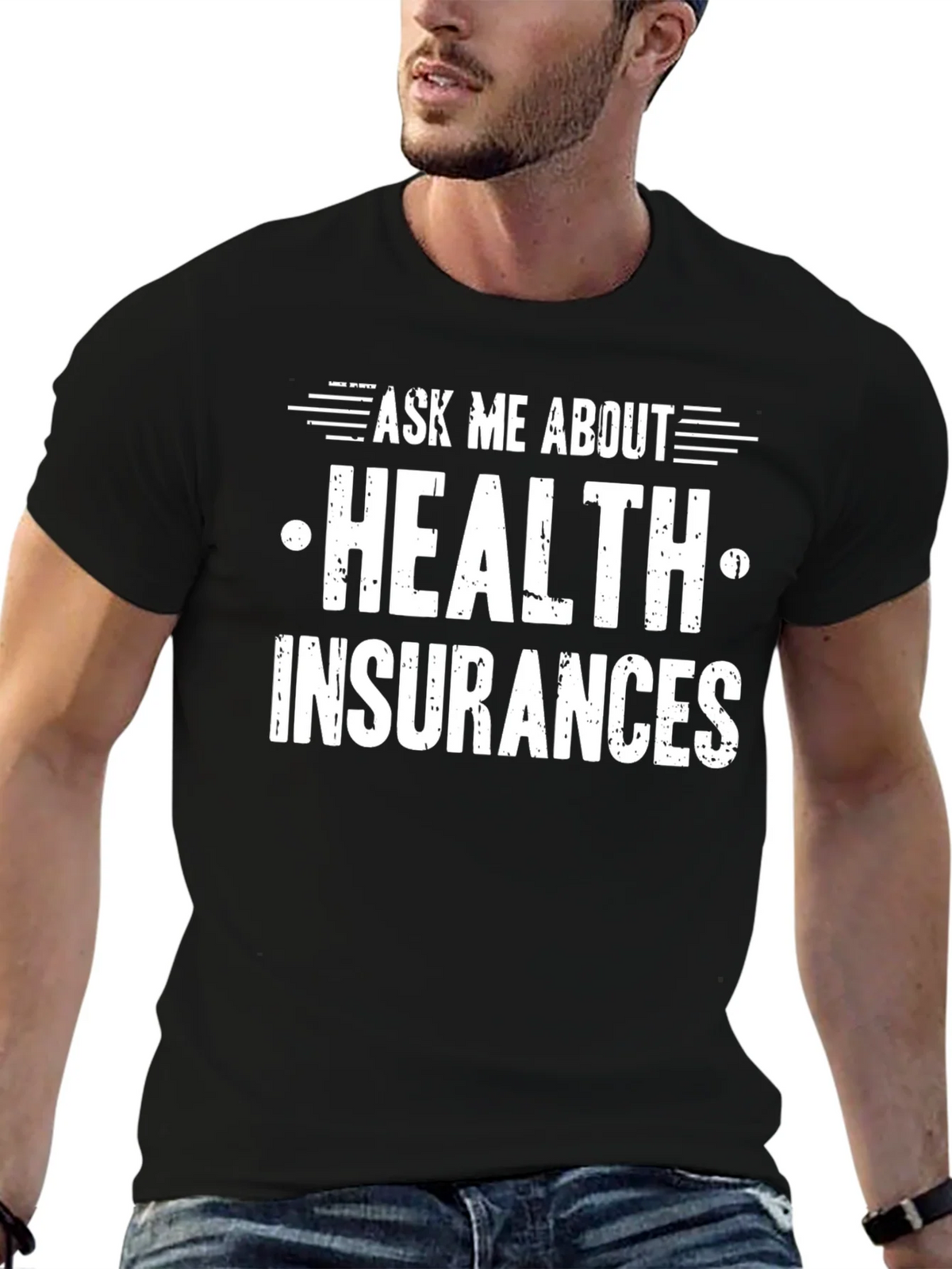 Ask Me About Health Insurance T-Shirt product image 6