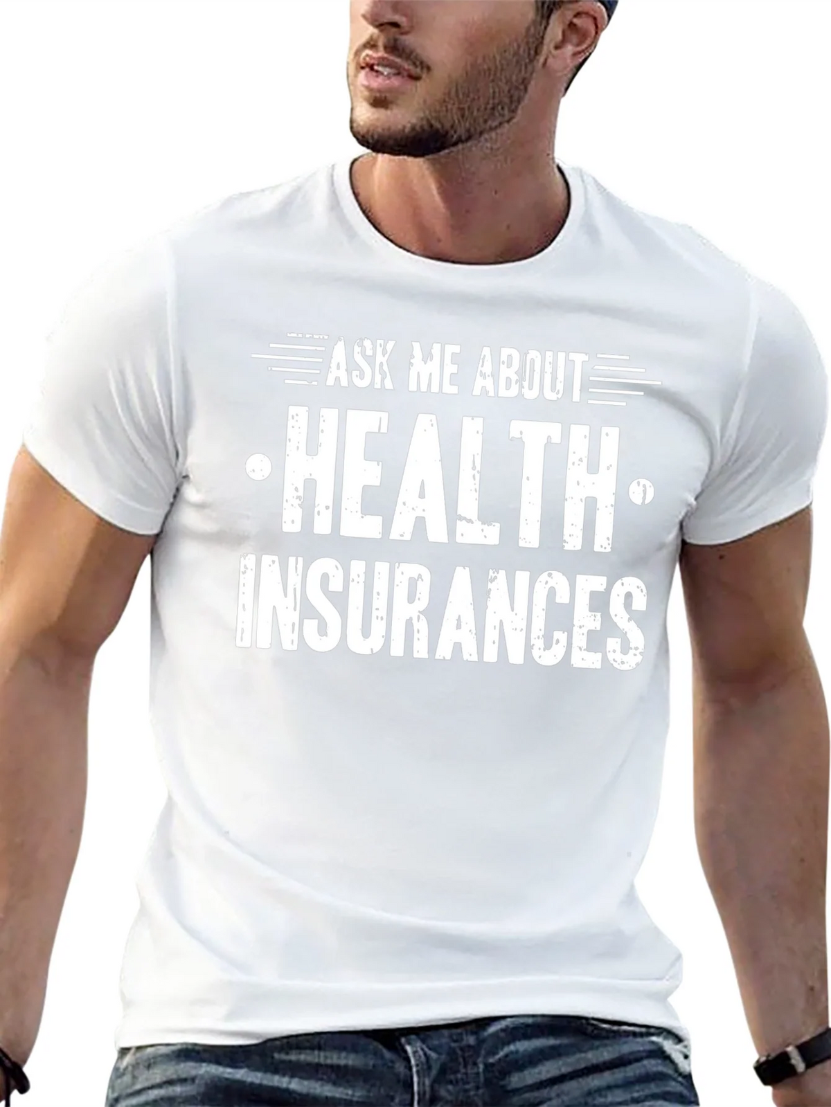 Ask Me About Health Insurance T-Shirt product image 12