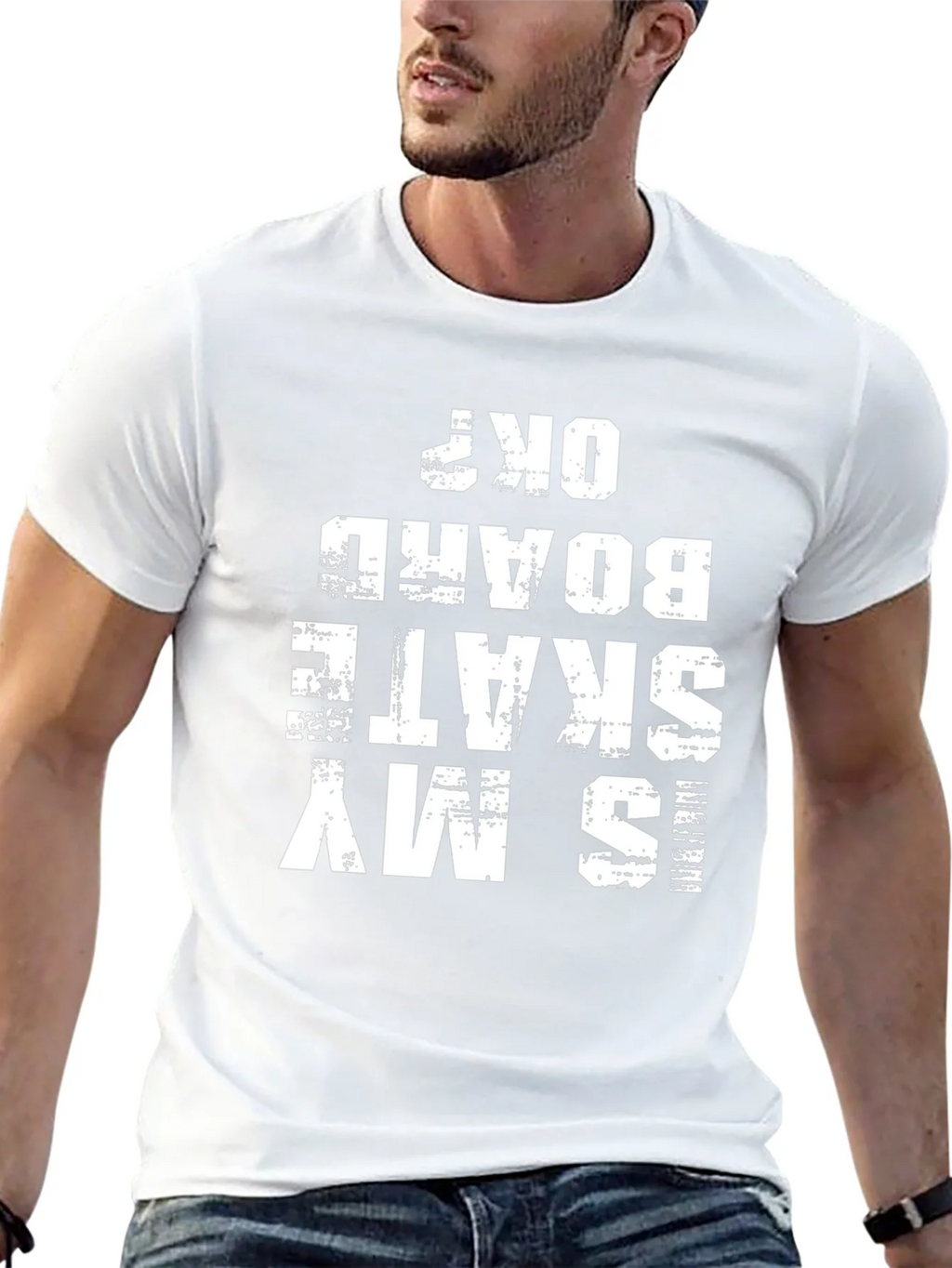 Is My Skateboard OK? Graphic Tee product image 12