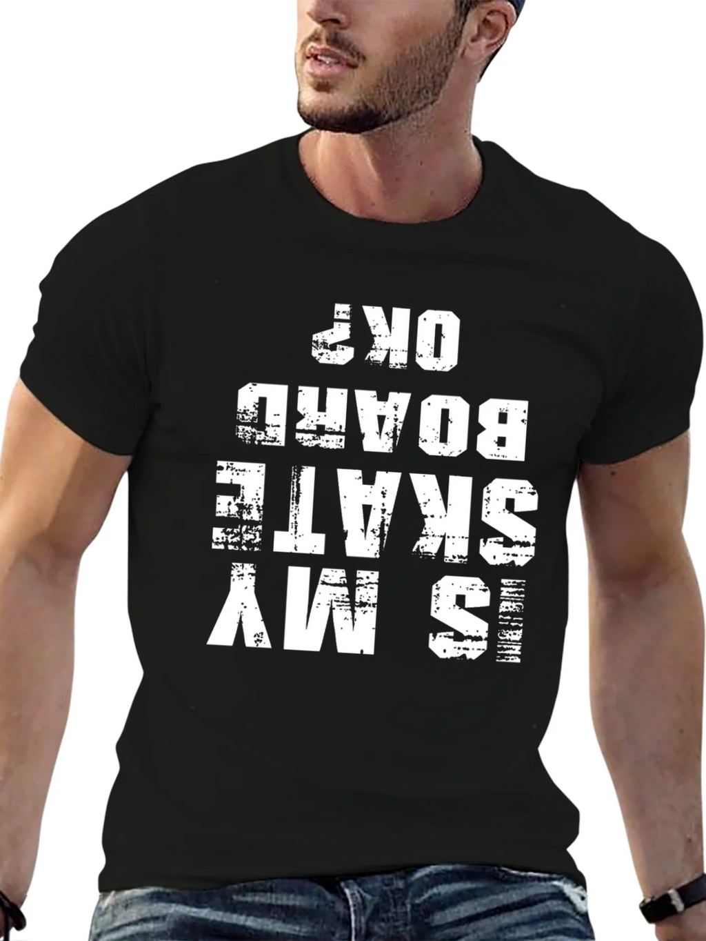 Is My Skateboard OK? Graphic Tee product image 6