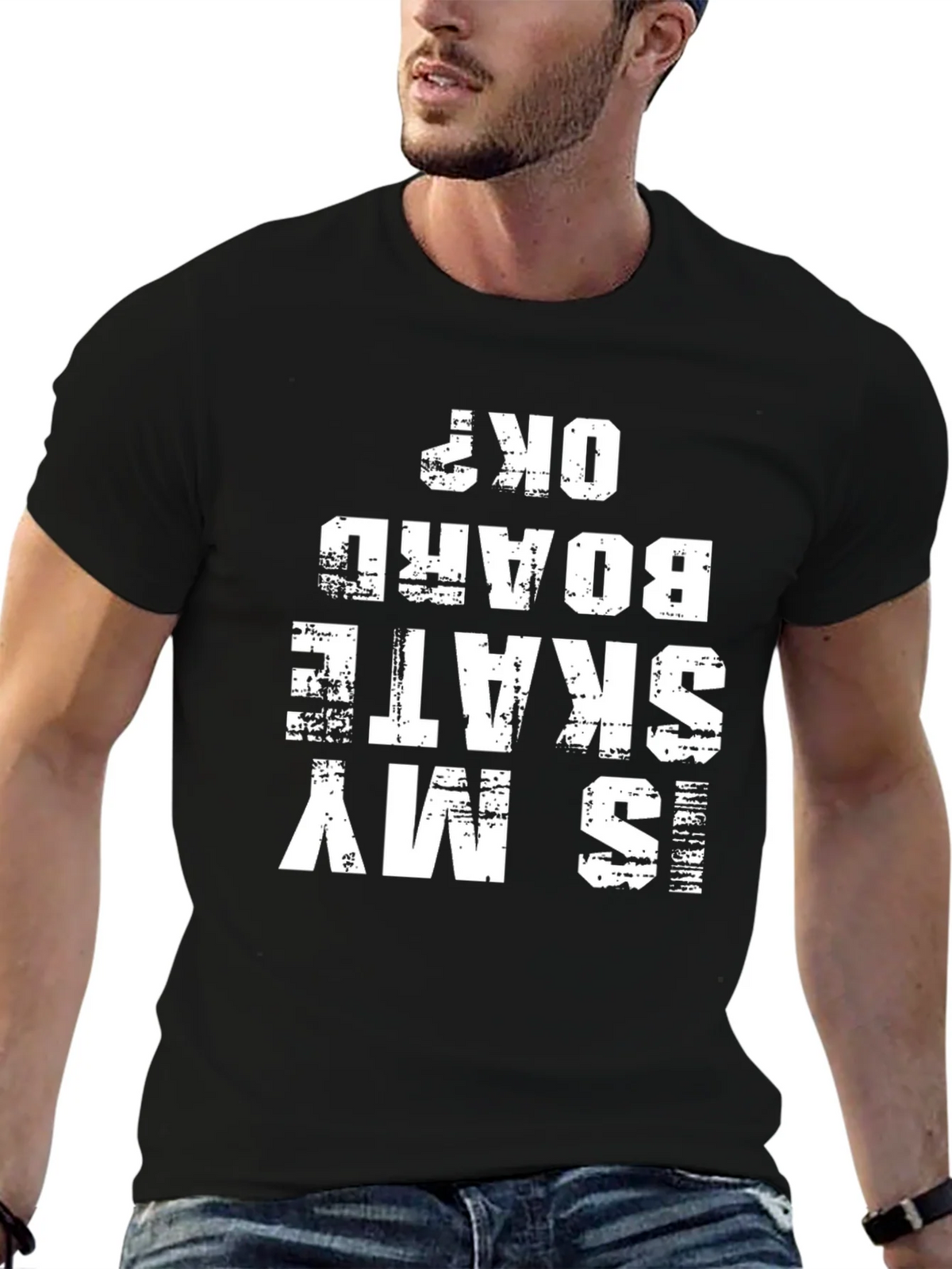 Is My Skateboard OK? Graphic Tee product image 6