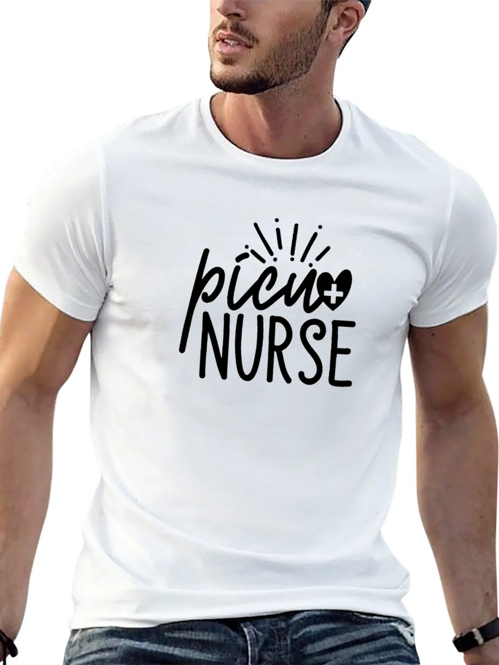 PICU Nurse Graphic T-Shirt product image 12