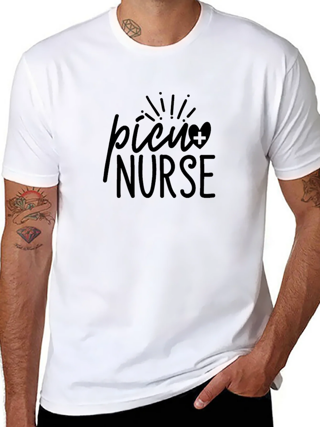 PICU Nurse Graphic T-Shirt product image 7
