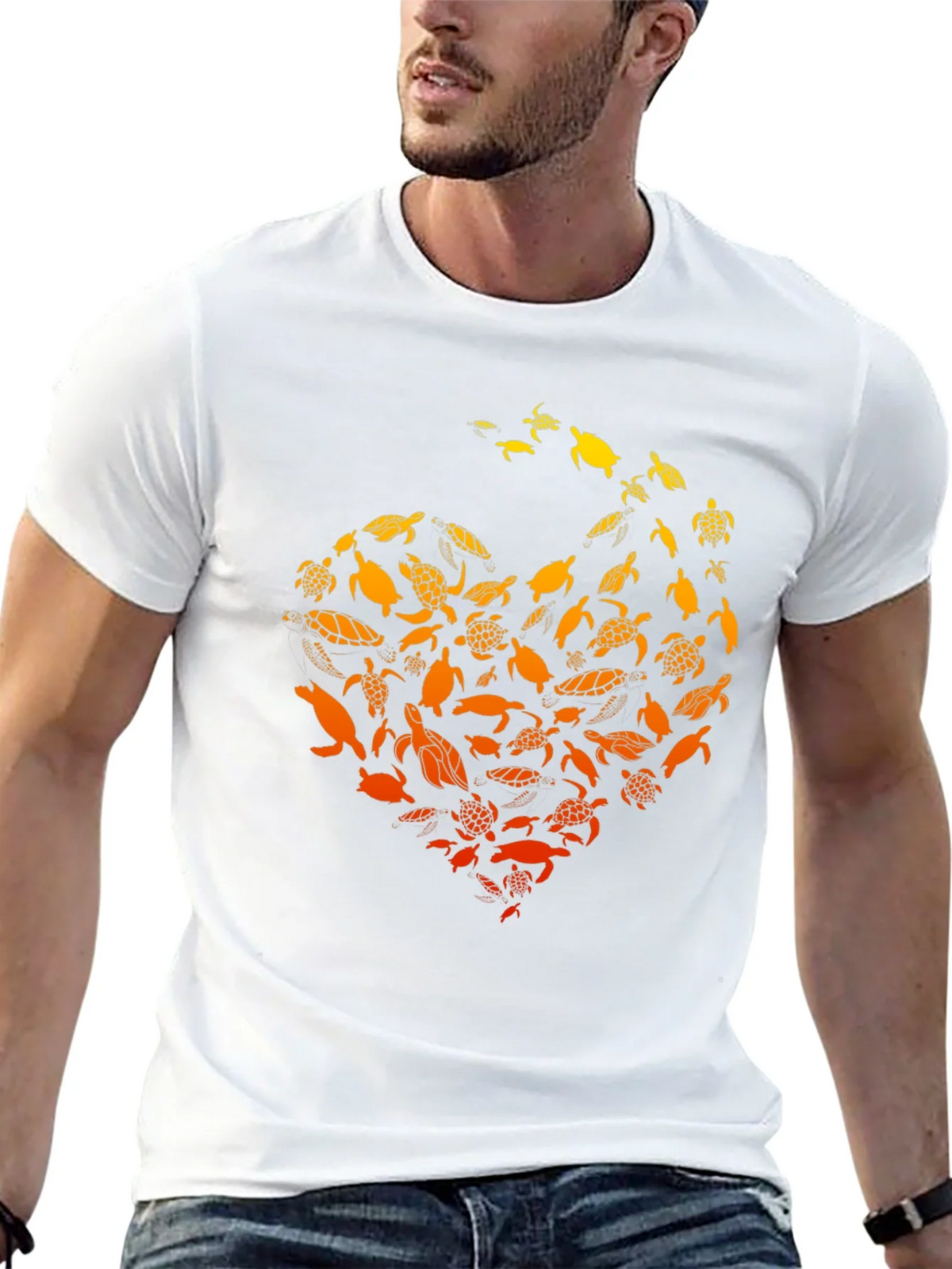 Turtle Love Graphic T-Shirt - Black product image 12