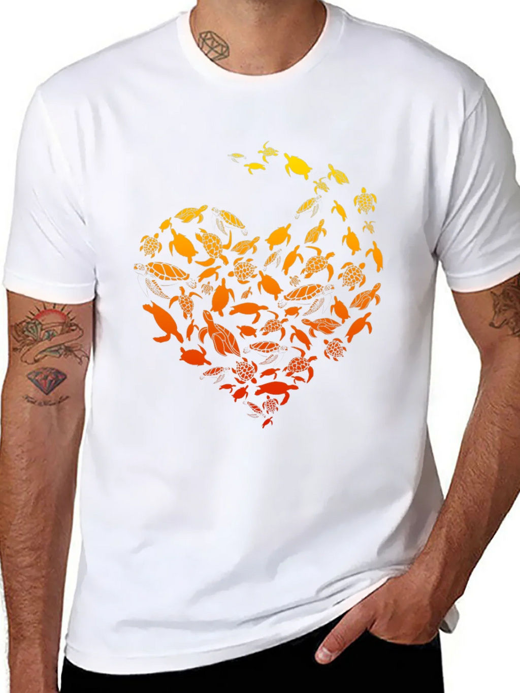 Turtle Love Graphic T-Shirt - Black product image 7