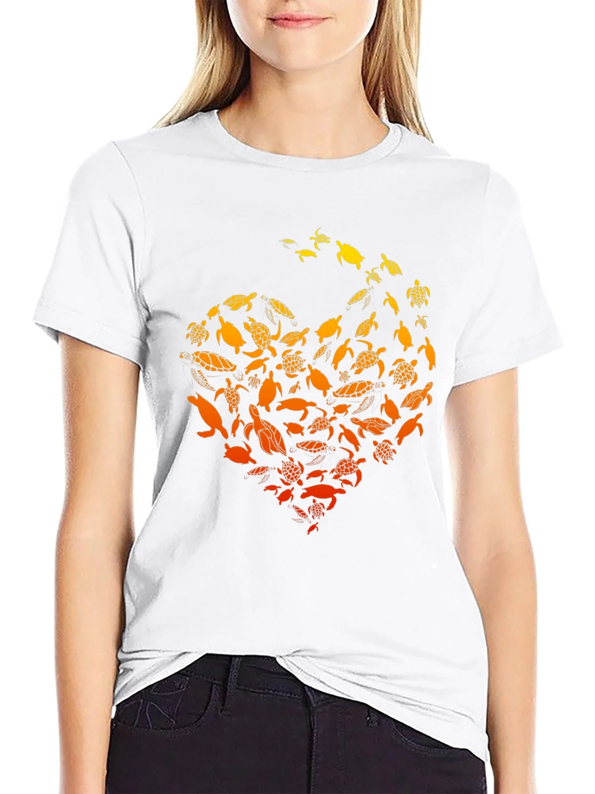 Turtle Love Graphic T-Shirt - Black product image 8