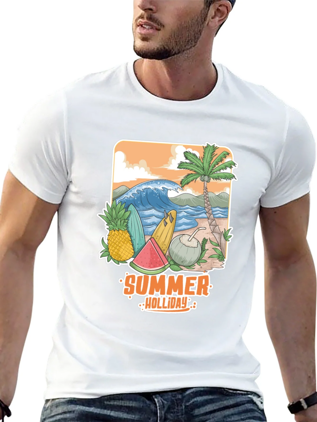 Summer Holiday Graphic Tee - Beach Vibes product image 12
