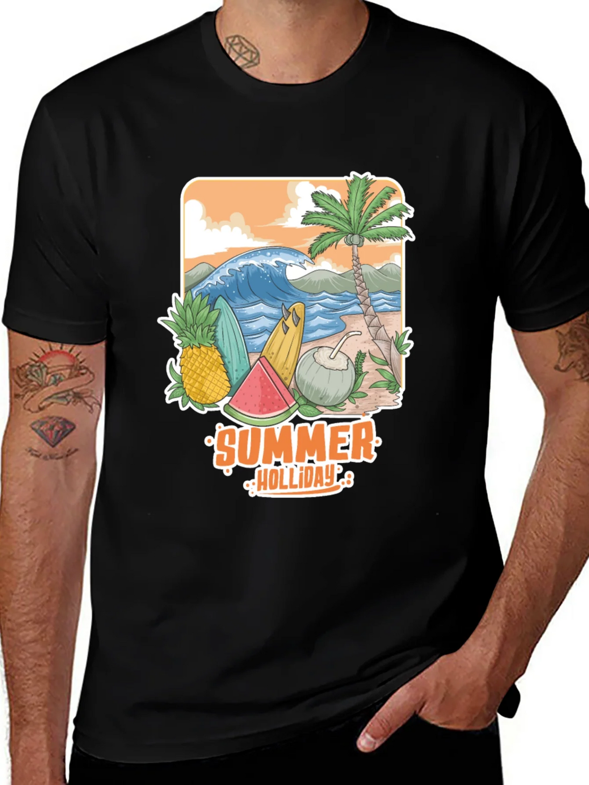 Summer Holiday Graphic Tee - Beach Vibes product image 1