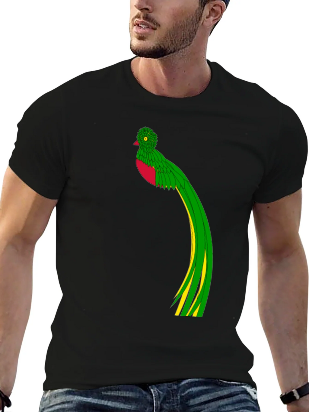 Quetzal Bird Graphic Tee - Stylish Unisex T-Shirt product image 6