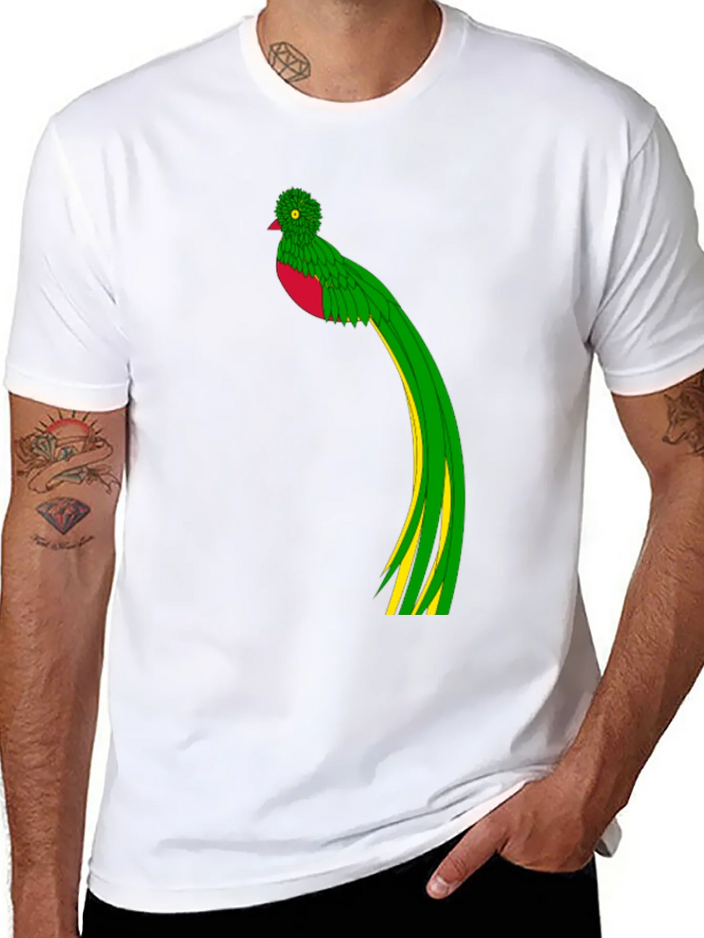 Quetzal Bird Graphic Tee - Stylish Unisex T-Shirt product image 7