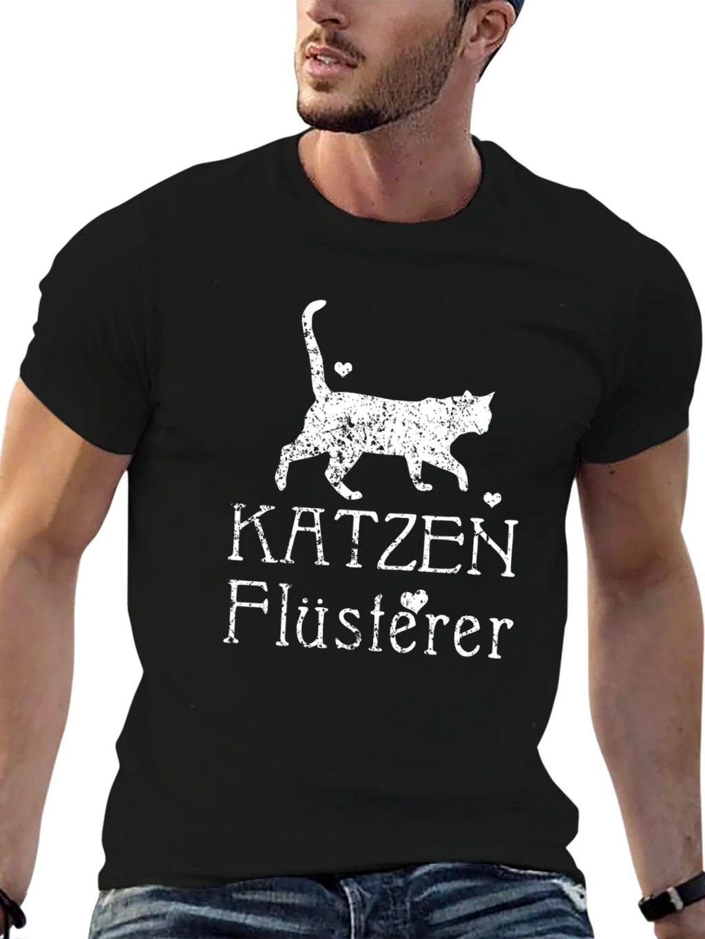 Katzenflüsterer Cat Lover T-Shirt product image 6