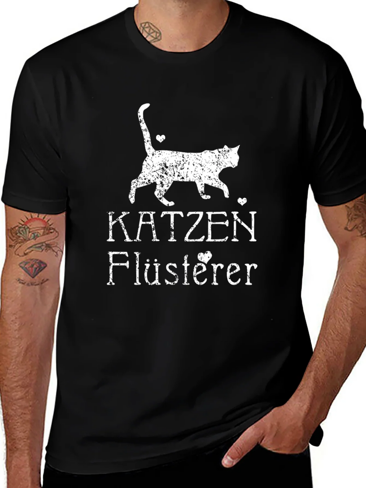 Katzenflüsterer Cat Lover T-Shirt product image 1