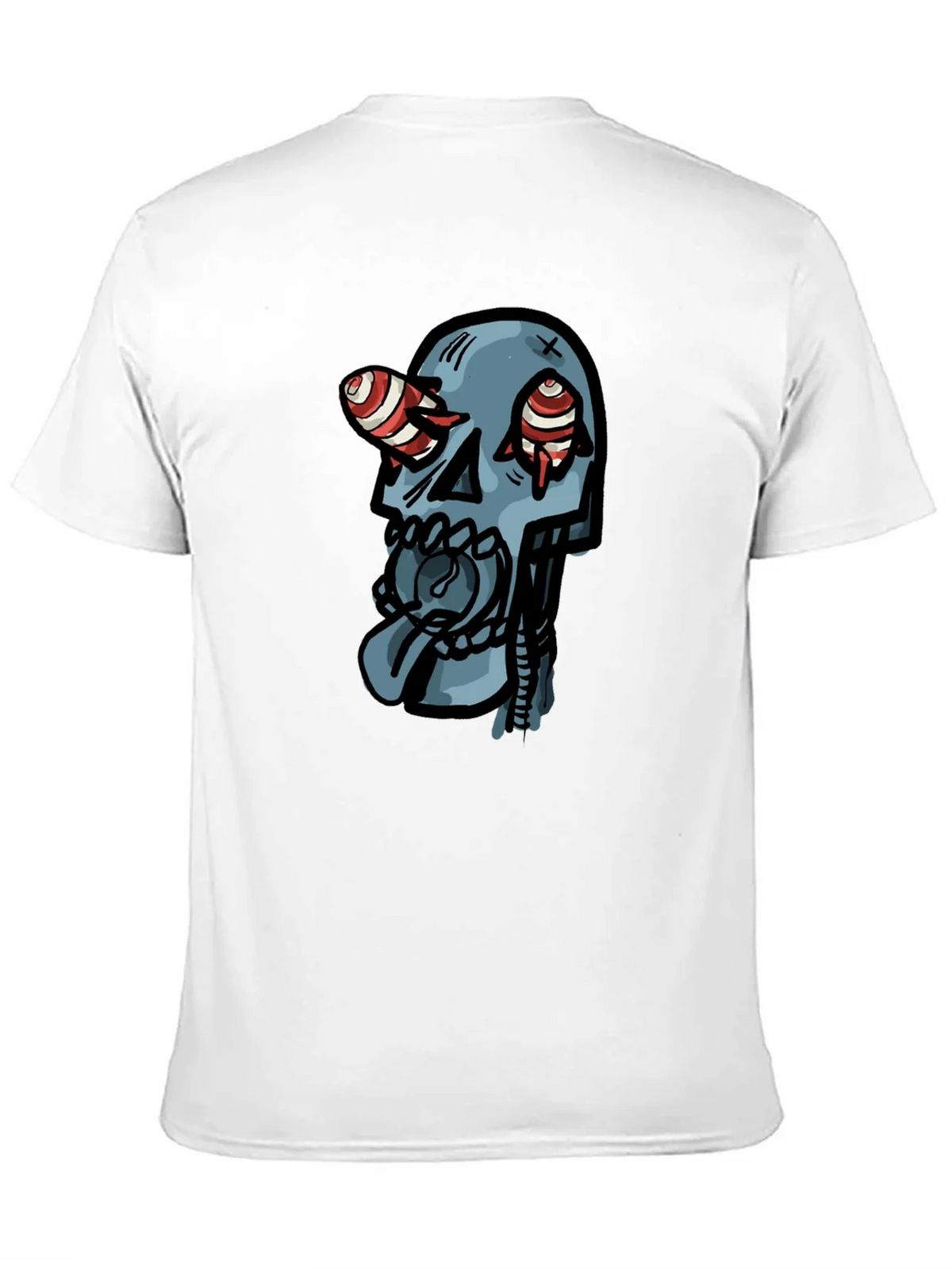 Skull Graphic Print Black T-Shirt product image 10