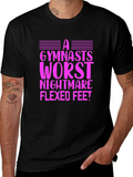 Gymnasts Nightmare T-Shirt Funny Gymnastics Tee product image 1