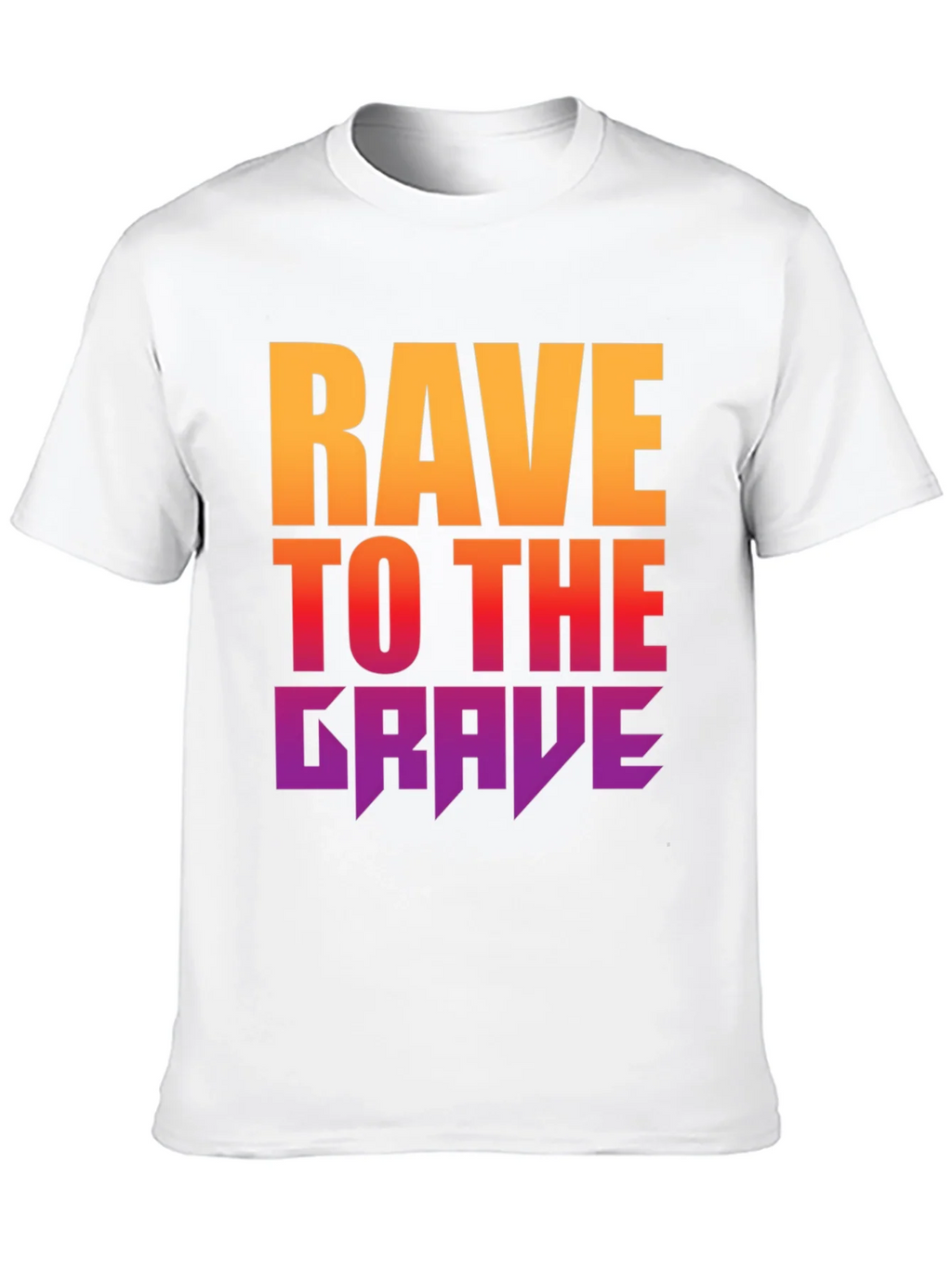 Rave to the Grave Graphic Tee - Bold Gradient Design product image 9
