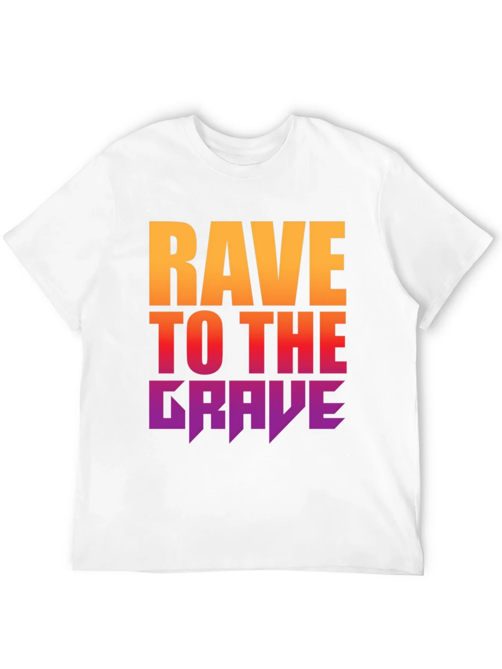 Rave to the Grave Graphic Tee - Bold Gradient Design product image 11