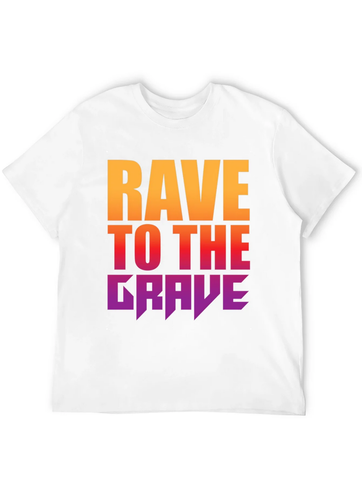 Rave to the Grave Graphic Tee - Bold Gradient Design product image 11