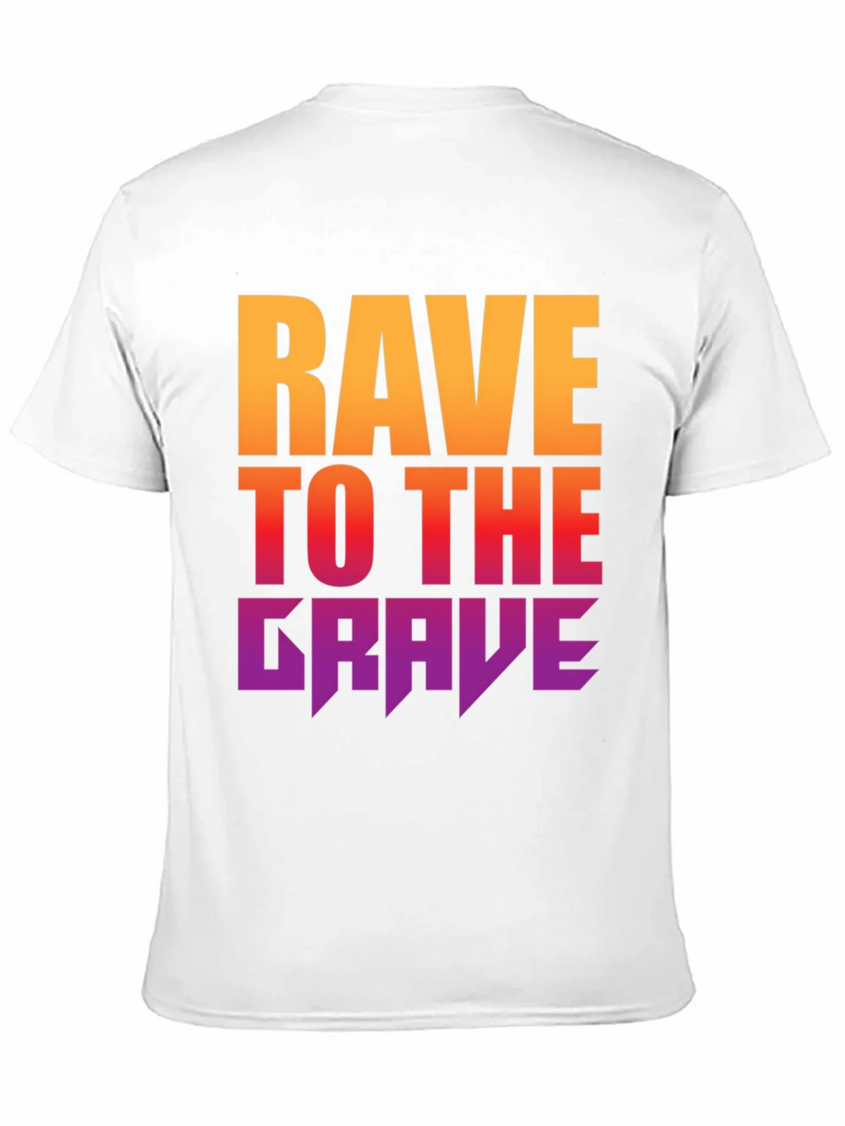 Rave to the Grave Graphic Tee - Bold Gradient Design product image 10