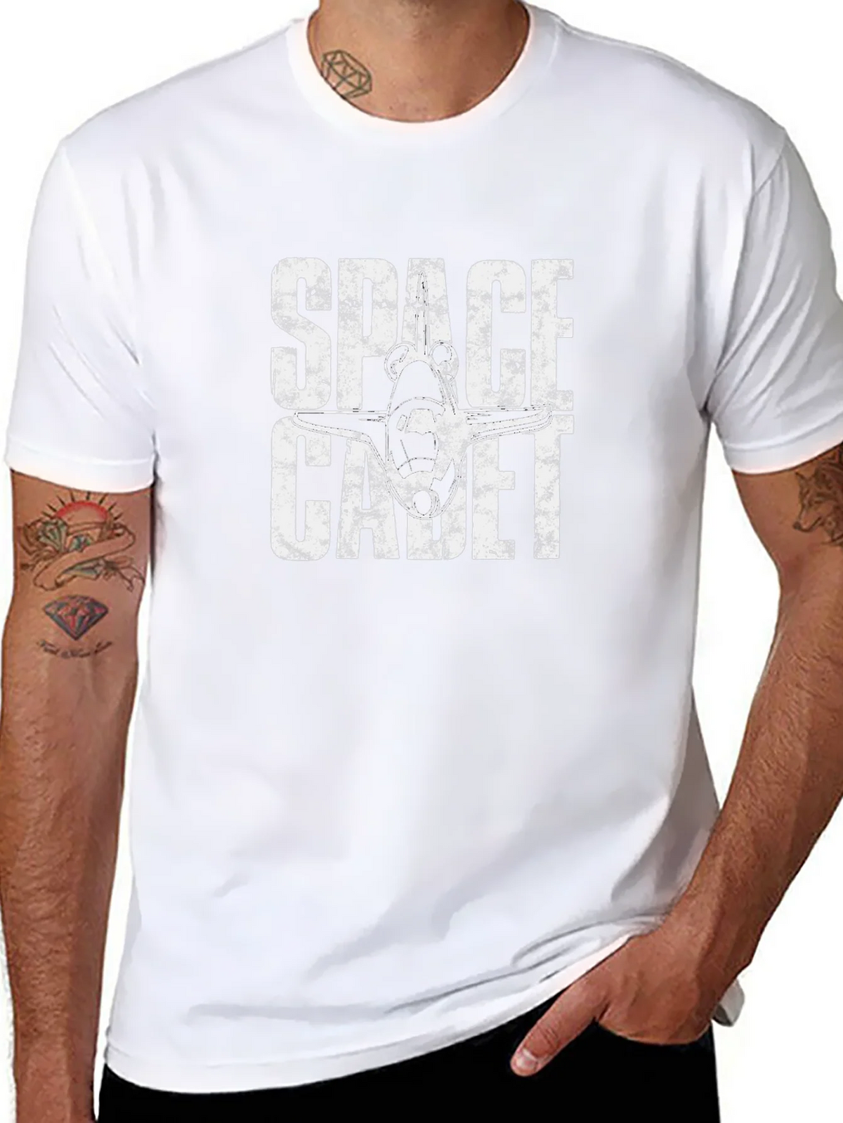 Space Cadet Shuttle T-Shirt - Black product image 7