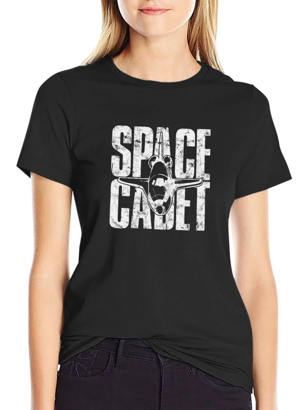 Space Cadet Shuttle T-Shirt - Black product image 2