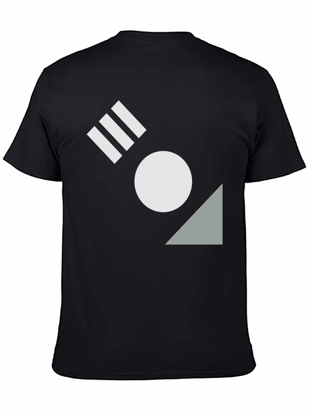Geometric Black T-Shirt - Modern Design product image 4