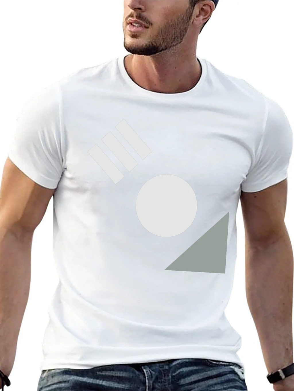Geometric Black T-Shirt - Modern Design product image 12