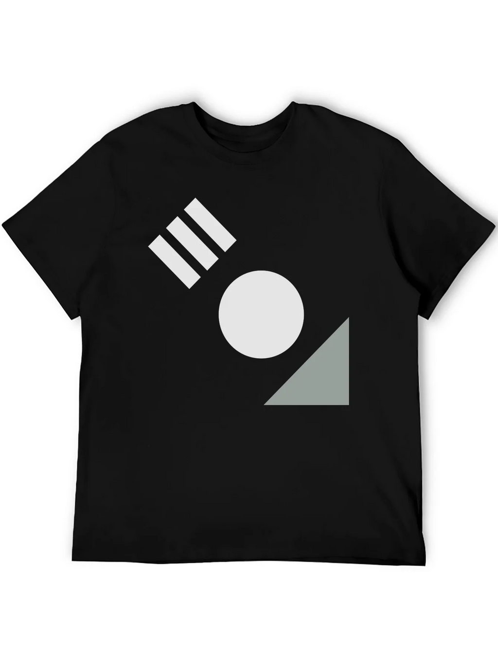 Geometric Black T-Shirt - Modern Design product image 5