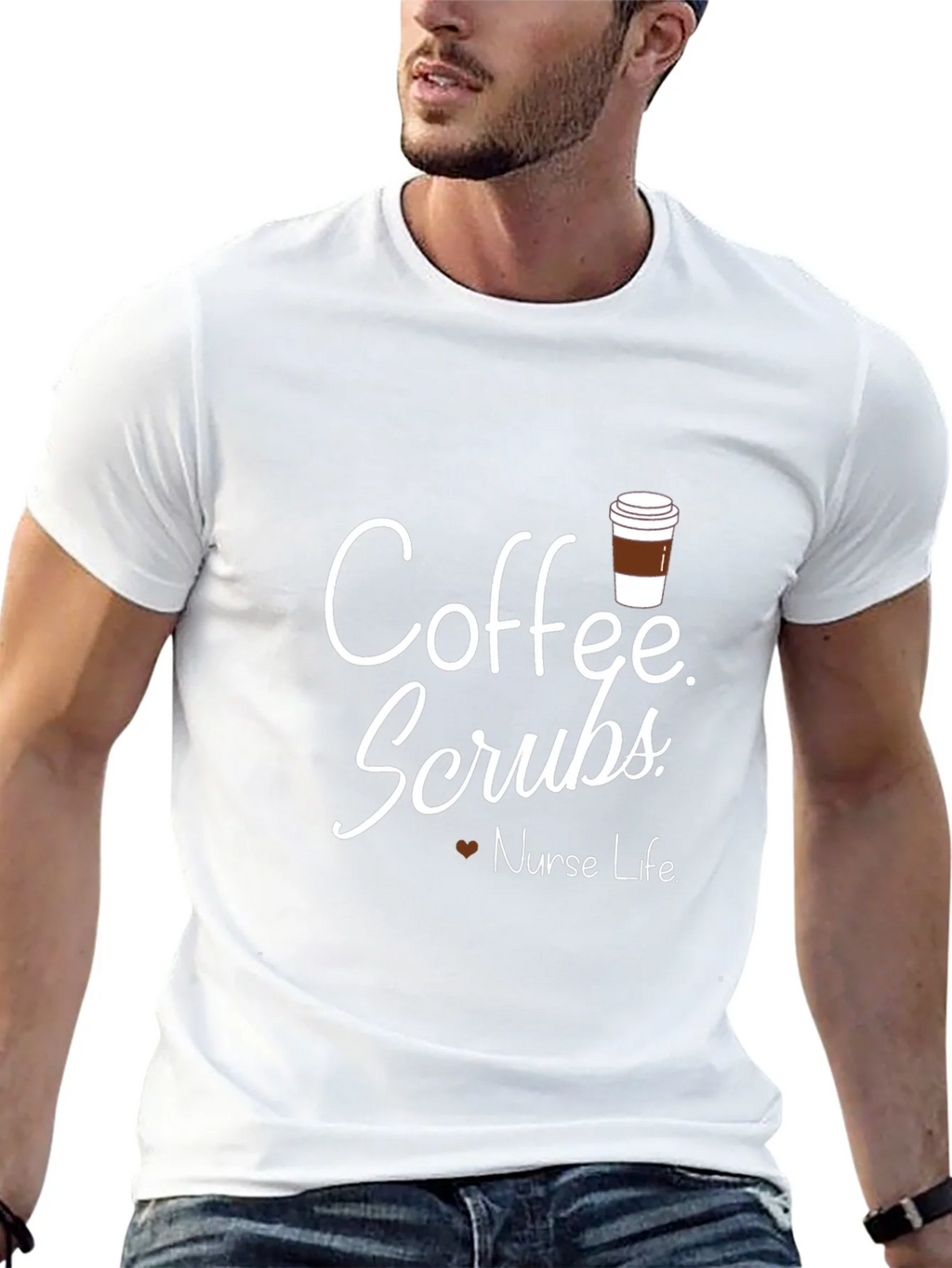 Coffee Scrubs Nurse Life T-Shirt product image 12